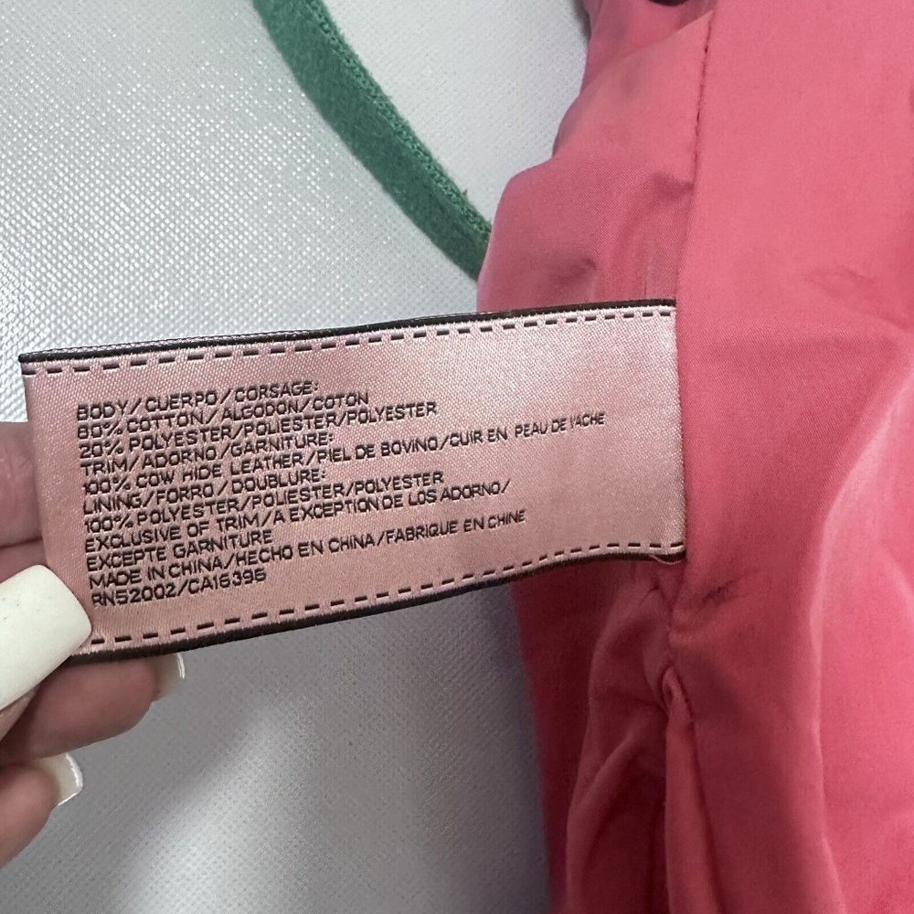 Y2K Juicy Couture Purse Womens Tote Bag Terry Cloth Large Colorful Leath… - Picture 7 of 16